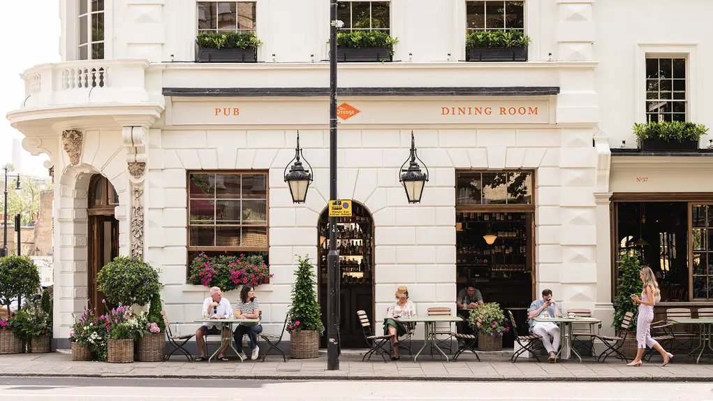 The front of The Orange pub 