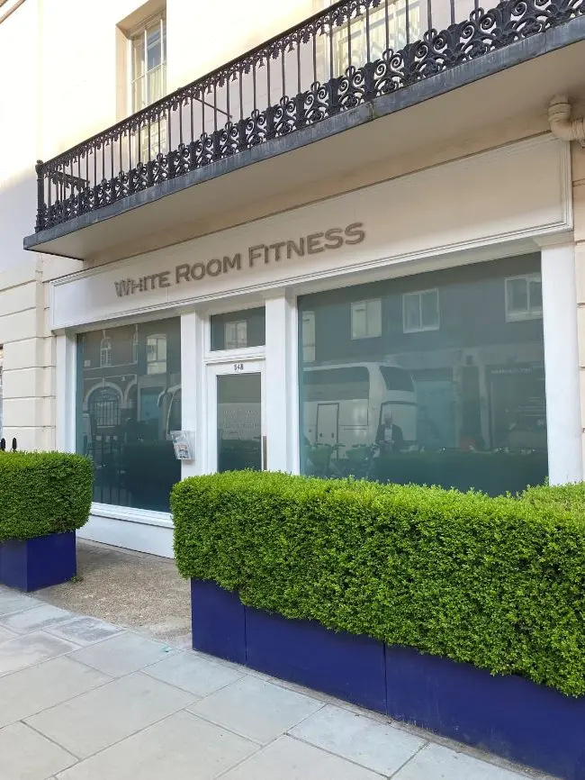 Exterior of White Room Fitness 